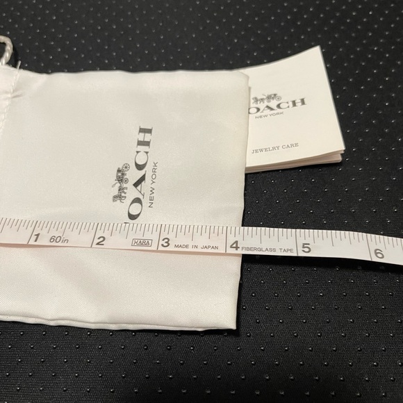 Brand New Coach Jewelry Drawstring Dust Bag And Care Instruction Card - Picture 6 of 6